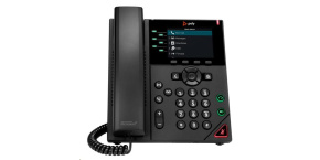 Poly VVX 350 6linkový IP telefon, PoE