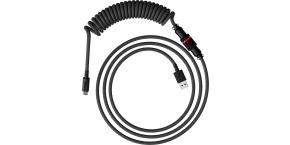 HyperX USB-C Coiled Cable Gray-Black - Příslušenství ke klávesnici