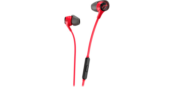 HyperX Cloud Earbuds II RED Gaming Earbuds with Mic - Sluchátka pro herní konsole