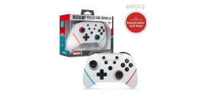 Hyperkin Armor3 NuChamp Wireless Game Controller For Nintendo Switch®/Nintendo Switch® Lite (White)