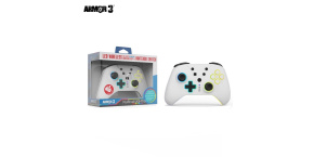 Hyperkin "NuRival" Wireless Hall Effect Stick Game Controller For N. Switch® OLED Model/N. Switch® (White) - Armor3