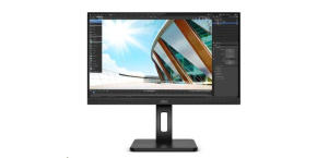 AOC MT IPS LCD WLED 23,8" Q24P2Q - IPS panel, 2560x1440, D-Sub, HDMI, DP, USB, repro, pivot