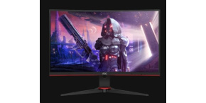 AOC MT VA LCD WLED 23,6" C24G2AE/BK - VA panel, 1920x1080, 165Hz, 1ms, D-Sub, 2xHDMI, DP, repro, zakriven