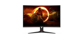 AOC MT VA LCD WLED 27" C27G2E/BK - VA panel, 1920x1080, 165Hz, D-Sub, 2xHDMI, DP, USB 3.2, zakriven