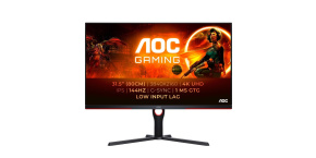 AOC MT IPS LCD WLED 31,5" U32G3X/BK - IPS panel, 3840x2160, 144Hz, 1ms, 2xHDMI, 2xDP, nast. vysky