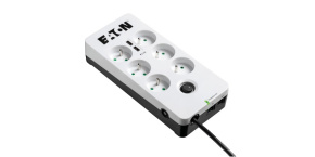 Eaton Protection Box 6 Tel@ USB FR, přepěťová ochrana, 6 zásuvek, 2x USB nabíječka, 1m