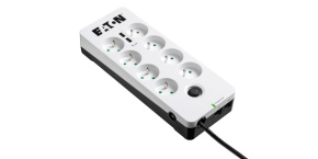 Eaton Protection Box 8 Tel@ USB FR, přepěťová ochrana, 8 zásuvek, 2x USB nabíječka, 1m