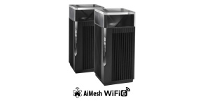 ASUS ZenWiFi Pro ET12 2-pack Wireless AXE11000 Tri-band Mesh WiFi 6E System, 2.5G WAN/LAN