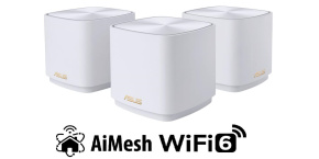 ASUS ZenWiFi XD5 3-pack Wireless AX3000 Dual-band Mesh WiFi 6 System, white