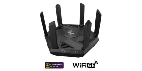 ASUS RT-AXE7800 (AXE7800) WiFi 6E Extendable Router, 2.5G port, AiMesh, 4G/5G Mobile Tethering