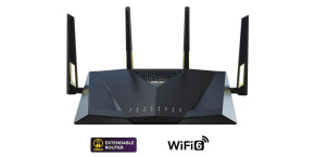 ASUS RT-AX88U Pro (AX6000) WiFi 6 Extendable Router, AiMesh, 4G/5G Mobile Tethering