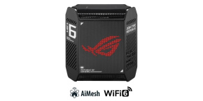 ASUS GT6 1-pack black Wireless AX10000 ROG Rapture Wifi 6 Tri-band Gaming Mesh System