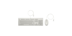 HP 225 Wired Mouse and Keyboard Combo - Česká-Slovenská White