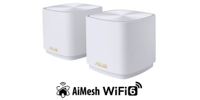 ASUS ZenWiFi XD4 Plus 2-pack white Wireless AX1800 Dual-band Mesh WiFi 6 System