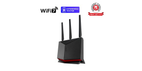 ASUS Router RT-BE86U, Herní WiFi7 Router, AiMesh, 2xWAN, 3xLAN, 1xUSB 3.2