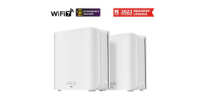 ASUS ZenWifi BD4 2-pack, WiFi7 Extendable Router, AiMesh, 2x WAN/LAN