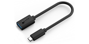 GENIUS ACC-C2AC redukce USB-C na USB-A, černá