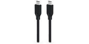 GENIUS nabíjecí kabel ACC-C2CC-3A, 150cm, USB-C na USB-C, 3A, PD60W, opletený, černý