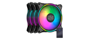 Cooler Master ventilátor MasterFan MF120 Halo 3in1, 3x120mm, ARGB, černá