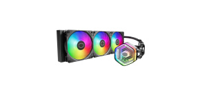 Cooler Master vodní chladič MasterLiquid 360 Atmos ARGB, 3x120mm, LGA1851, AM5, černá