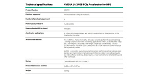 NVIDIA L4 24GB PCIe Accelerator for HPE