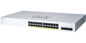 Cisco switch CBS220-24P-4X (24xGbE,4xSFP+,24xPoE+,195W) - REFRESH