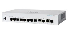 Cisco switch CBS350-8S-E-2G-UK (8xSFP, 2xGbE/SFP combo,fanless) - REFRESH