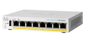 Cisco switch CBS250-8PP-D (8xGbE,8xPoE+,45W,fanless) - REFRESH