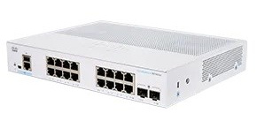 Cisco switch CBS350-16T-E-2G-EU (16xGbE,2xSFP,fanless) - REFRESH