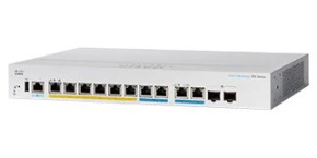 Cisco switch CBS350-8MGP-2X-EU (6xGbE,2x2,5GbE,2xMultigigabit/SFP+ combo,8xPoE+,124W,fanless) - REFRESH