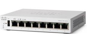 Cisco Catalyst switch C1200-8T-D (8xGbE,1xPoE-in,fanless)