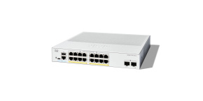 Cisco Catalyst switch C1200-16P-2G (16xGbE,2xSFP,16xPoE+,120W,fanless)