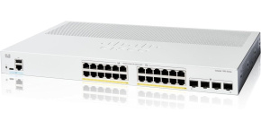 Cisco Catalyst switch C1200-24FP-4G (24xGbE,4xSFP,24xPoE+,375W)