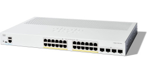 Cisco Catalyst switch C1300-24P-4G (24xGbE,4xSFP,24xPoE+,195W,fanless)