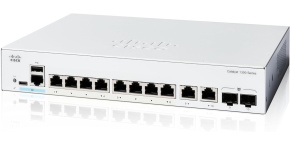 Cisco Catalyst switch C1300-8T-E-2G (8xGbE,2xGbE/SFP combo,fanless) - REFRESH