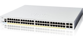 Cisco Catalyst switch C1300-48P-4X (48xGbE,4xSFP+,48xPoE+,375W) - REFRESH