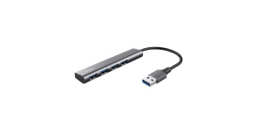 TRUST Rozbočovač Halyx Aluminium 4 Port USB 3.2 Gen1 Hub