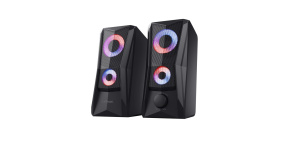 TRUST reproduktory GXT 606 Javv RGB-Illuminated 2.0 Speaker Set, černá