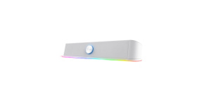 TRUST reproduktor GXT 619W Thorne RGB Illuminated Soundbar, bílá