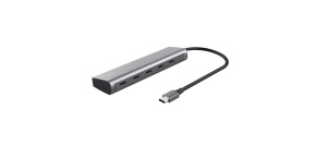 TRUST Rozbočovač Halyx Aluminium 5 Port USB 3.2 Gen1 Hub