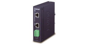 Planet IPOE-173S napájení po ethernetu IEEE802.3bt, 70W, 1xGbE, DIN, IP30, -40 až 75 C