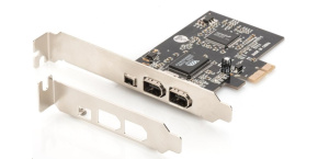 DIGITUS PCI Express Card, Firewire 1394a (2+1 porty)