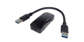 PremiumCord USB 3.0 adaptér na HDMI se zvukem, FULL HD 1080p