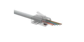 Solarix Univerzální EASY konektor RJ45 CAT6 UTP 8p8c na drát i licnu / 100 ks SXRJ45-6-UTP-EASY