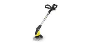 Karcher WRE 18-55 odstraňovač plevele, nylonové štětiny, teleskopická tyč, rotační polokoule (bez baterie)