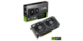 ASUS VGA NVIDIA GeForce DUAL RTX 4060 Ti 8G SSD OC, RTX 4060 Ti, 8GB GDDR6, 3xDP, 1xHDMI