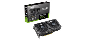 ASUS VGA NVIDIA GeForce RTX 4070 DUAL OC EVO 12G, 12G GDDR6X, 3xDP, 1xHDMI