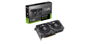 ASUS VGA NVIDIA GeForce RTX 4070 DUAL EVO 12G, 12G GDDR6X, 3xDP, 1xHDMI