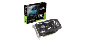 ASUS VGA NVIDIA GeForce Dual RTX 3050 OC Edition 6GB, RTX 3050, 6GB GDDR6, 1xDP, 1xHDMI, 1xDVI