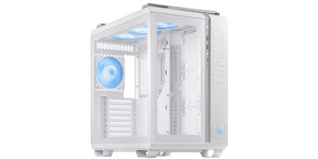 ASUS case TUF GAMING GT502 PLUS, Mid Tower, průhledná bočnice, 4x 120mm ARGB Fan, bílá